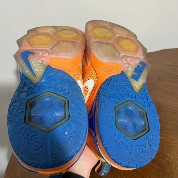 Men’s Nike LeBron James 12 low ‘cavs classic’ bright citrus size 13 - Picture 5 of 6